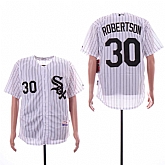 White Sox 30 David Robertson White Cool Base Jersey Sguo,baseball caps,new era cap wholesale,wholesale hats